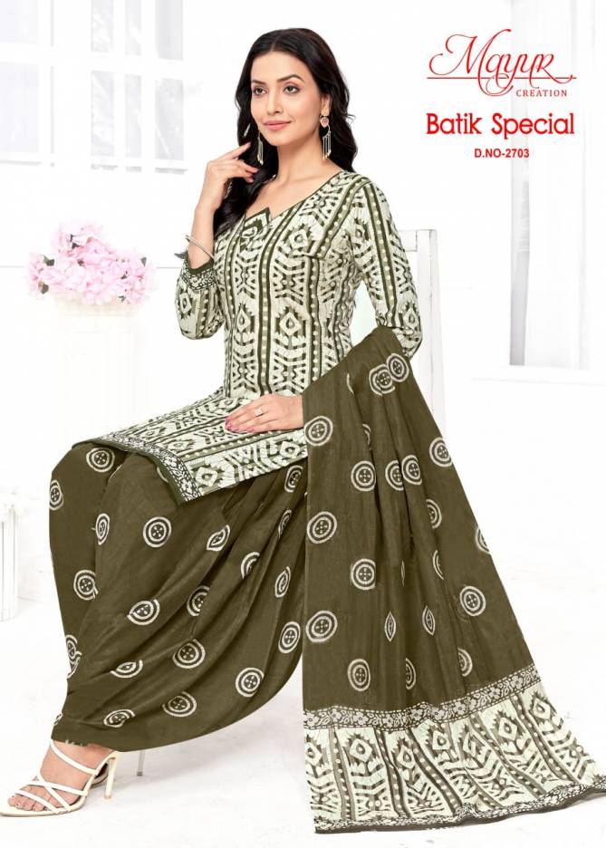Batik Vol 27 By Mayur Printed Cotton Dress Material Wholesale Shop In Surat